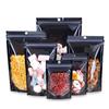 100 Pack Mylar Bags Smell Proof Bags, Resealable Stand Up Food Storage Bags Packaging Foil Pouch Bag with Clear Front Window for Cookies, Snack, Jewelry (8x12+4inch) view 1