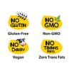 Wai Lana Rice Crisp Nacho Cheese (5 Pack of 4.5 Ounce Individual Bags) - Gluten Free, Non-GMO, Vegan, Zero Trans Fats view 4