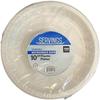 100 Count Disposable Reusable Plastic Plates White 10" Strong and Durable Indoor Outdoor Birthday Party Baby Shower Picnics (500) view 2