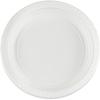 100 Count Disposable Reusable Plastic Plates White 10" Strong and Durable Indoor Outdoor Birthday Party Baby Shower Picnics (500) view 3