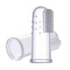 shlutesoy 2Pcs Baby Infant Toothbrush Silicone Finger Cot Cover Tongue Cleaning Brush view 1