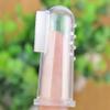 shlutesoy 2Pcs Baby Infant Toothbrush Silicone Finger Cot Cover Tongue Cleaning Brush view 3