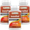 Best Naturals Inositol 1000 mg 120 Tablets (120 Count (Pack of 1)) (120 Count (Packf of 3)) view 1