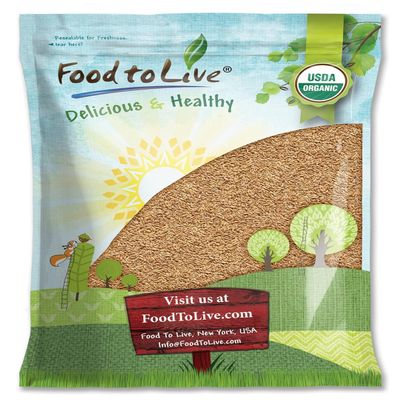 Food to Live Gluten Free Organic Oat Groats, 10 Pounds  100% Whole Grain, Non-GMO Seeds, Raw, Non-Irradiated, Vegan, Bulk Berries. High in Protein, Dietary Fiber, Iron. Low Glycemic. Made in USA