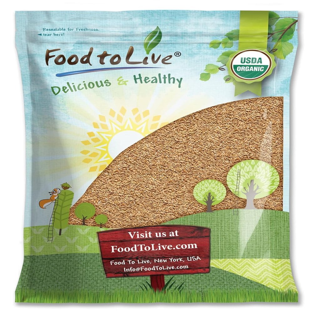 Food to Live Gluten Free Organic Oat Groats, 10 Pounds  100% Whole Grain, Non-GMO Seeds, Raw, Non-Irradiated, Vegan, Bulk Berries. High in Protein, Dietary Fiber, Iron. Low Glycemic. Made in USA