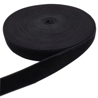 15 Yards Black Velvet Ribbon Spool, for Wedding, Gift Wrapping, Hair Bows, Home Decorating (5/8in, Black)