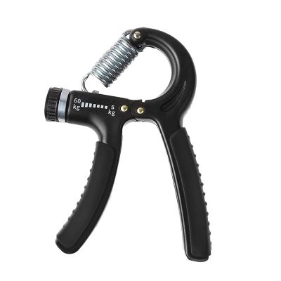 YFCDZVBH 5-60Kg Gym Fitness Hand Grip Men Women Adjustable Finger Heavy Exerciser Strength Compatible with Muscle Recovery Hand Gripper Trainer Useful (Color : Black)