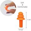 50 Pair of Soft Reusable Silicone Ear Plugs for Sleeping Swimming Concert Music Construction Work Industrial Shooting - Hearing Protection up to 25dB NRR - Waterproof Ear Plugs for Swimming Adult Men view 4