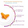 100 Pair Silicone Reusable Ear Plugs for Swimming, Sleeping, Concerts & Music - Bulk Pack of Swimmers Ear Plugs for Adults - Noise Reduction up to 25dB Swimming Earplugs for Men Women Ear Protection view 2