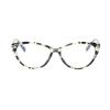 COTIA Classic Elegant Cat Eye Glasses Frame Blue Light Blocking Eyewear for Women (Small, white) view 2