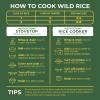 100% All Natural NON-GMO Minnesota Wild Rice 15oz view 4