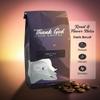 Thank God For Coffee Goodnight Night Owl Decaf Ground Coffee 12oz, Dark Roast, Single Origin Colombian, Robust Smoky Cup view 2