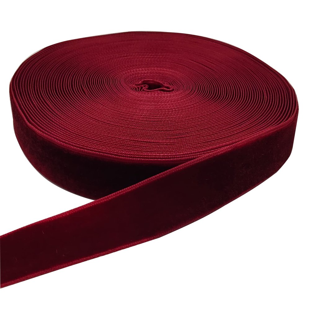 15 Yards Wine Velvet Ribbon Spool, for Wedding, Gift Wrapping, Hair Bows, Home Decorating (5/8in, Wine)