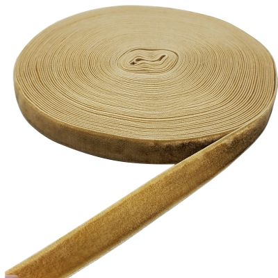 15 Yards Brown Velvet Ribbon Spool, for Wedding, Gift Wrapping, Hair Bows, Home Decorating (3/8in, Brown)