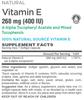 AlchePharma Vitamin E 268 mg (400 IU) 100% Natural Mixed Tocopherols D-Alpha Form (100 Softgels) view 4