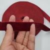 15 Yards Velvet Ribbon Spool, for Wedding, Gift Wrapping, Hair Bows, Home Decorating (1in, Wine) view 2