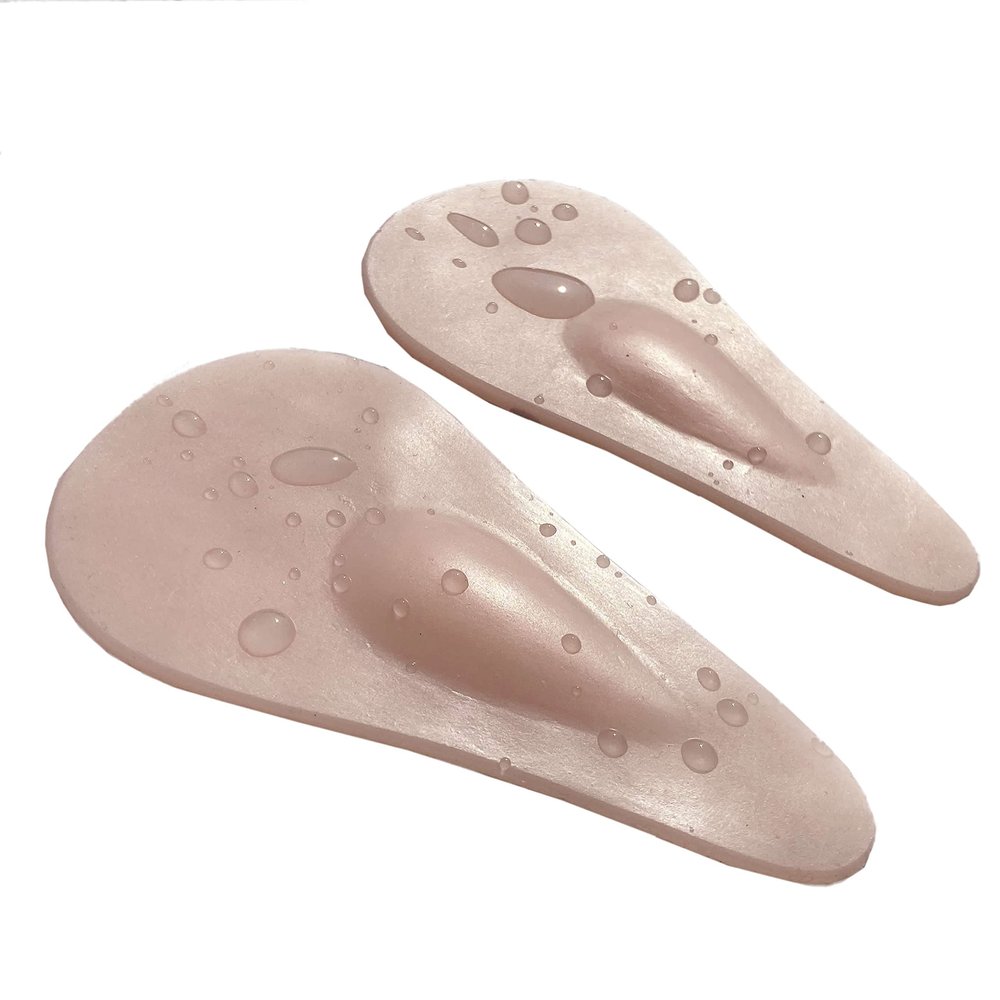 Avoid Camel Toe Cover Silicone Inserts Self-Adhesive Layers can be reused 501 (Beige, L)
