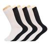 AWS/American Made Diabetic Crew Socks for Men Seamless Loose Fit Socks with Non Binding Top (White, 3 Pairs - Black, 3 Pairs, Socks Size 10-13) view 1
