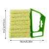 7 Teeth Shutter Cleaner Brush Venetian Blind Cleaner Window Removable Washable Dust Collector Microfiber Cleaning Cloth Tools for Window Shutters Air Conditioner Awnings Siding Car Fan view 4
