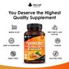 Turmeric Tablets with Black Pepper & Ginger - Curcumin - 180 Turmeric and Black Pepper Tablets (3 Month) High Strength Active Turmeric Supplements Not Capsules, by New Leaf view 3