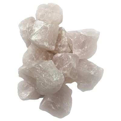 VIE Naturals Raw Rough Cut Crystals Pack, 1kg, Rose Quartz
