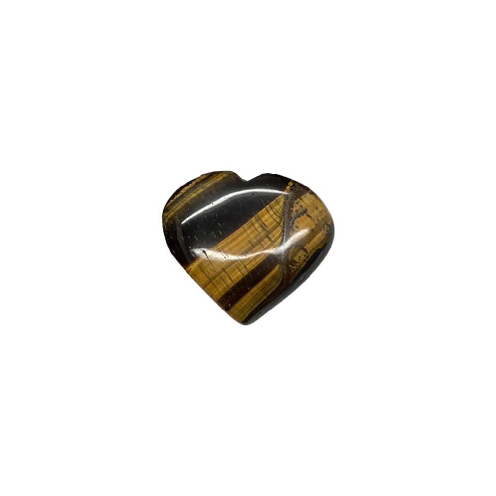 VIE Naturals Small Crystal Heart, 2-3cm, Tiger Eye
