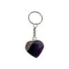 VIE Naturals Crystal Heart Keychain, 10x3cm, Amethyst view 4
