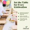 Chic Leaf Palm Leaf Disposable Bamboo Plates  Square, Biodegradable & Compostable Party Plates for Weddings, Parties & Events, Rustic Table Setting (10", 20 Pack) view 3