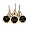 324ct Golden 50th Anniversary Stickers for Chocolate Kisses, DIY Anniversary Party Decorations and Candy Party Favors - Candy Not Included - Stickers Only view 1