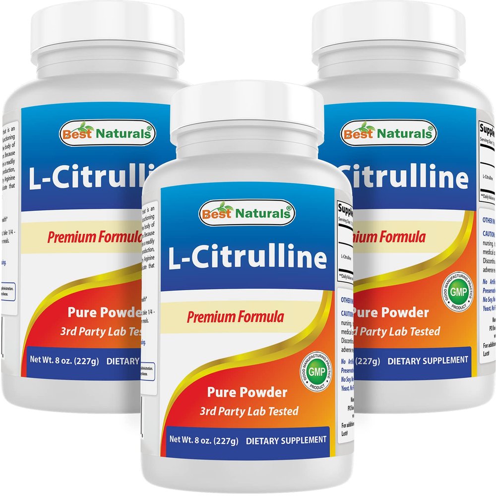 Best Naturals L-Citrulline Powder 8 OZ (8 OZ (Pack of 3))