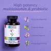 Zhou Daily Boost - Probiotic Multivitamin for Women & Men, Immune Support, Antioxidant & Eye Health Supplement with Vitamin A, Vitamin C, Biotin & Folate for Adults - 30 Veggie Capsules view 3
