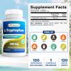 Best Naturals L-Tryptophan 500 mg 120 Capsules (120 Count (Pack of 2)) view 2