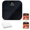 Garmin Index S2, Smart Scale with Wireless Connectivity, Measure Body Fat, Muscle, Bone Mass, Body Water and More-Black (010-02294-02) view 1