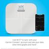 Garmin Index S2, Smart Scale with Wireless Connectivity, Measure Body Fat, Muscle, Bone Mass, Body Water and More-White with Accessories (010-02294-03) view 4