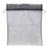 12 x 14 in. Organza Bag with Drawstrings, Black view 1