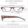 4-pack Men's Matte Finish Computer Readers - Blue Light Blocking Scratch Resistant Reading Glasses (Classic Matte, 2.00) view 3