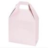 Pack of 6, Blush Pink Matte Gable Box, 8.5x4.75x5.5" for Food Service, Party Favors and Promotional Packaging view 1