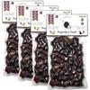 Pack of 4 Kalamon Olives in Vacuum Pack, Kalamata Olives with Greek Oregano and Red Wine Vinegar, Freshly Sealed Olives Kalamata with Extra Virgin Oil 4X200g view 1