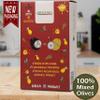 Pack of 4 Mixed Olives in Vacuum, Black Kalamon Olives mixed with Green Olives Marinated in Lemon juice, with savory Greek Oregano, Freshly Sealed Olives with Extra Virgin Oil 4X200g view 2