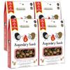 Pack of 4 Spicy Mixed Olives in Vacuum with Special Box, Kalamon and Green Olives with Lemon juice & Red Pepper Flakes, Freshly Sealed Olives with Extra Virgin Oil 4X200g view 1
