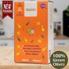 Pack of 4 Green Olives in Vacuum Bag , Marinated Olives in Savory Lemon Juice, Freshly Sealed Olives with Extra Virgin Oil 4X200g view 2