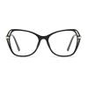 Fashion Ladies cat eye Bifocal Photochromic Reading Glasses oversized outdoor Presbyopic Magnifying Glasses uv400 (250 magnification, black) view 3