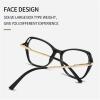 Fashion Ladies cat eye Bifocal Photochromic Reading Glasses oversized outdoor Presbyopic Magnifying Glasses uv400 (250 magnification, black) view 4