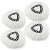 4 Pack Spin Mop Refill Replacement Head Compatible with Ocedar EasyWring Spinning Mop - Microfiber Mop Replace Heads view 1