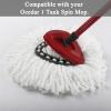 4 Pack Spin Mop Refill Replacement Head Compatible with Ocedar EasyWring Spinning Mop - Microfiber Mop Replace Heads view 3