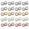 Modixun 20 Pack Clear Contact Lens Case, 5 Colors Leak-Proof Bulk Cases, Compact Eye Contact Holder with L/R Mark, Style A view 1