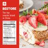 BESTORE Whole Freeze Dried Strawberry Shortcake Tart Fruit Chips 3 Pack 3.17 Oz view 2