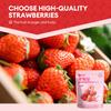 BESTORE Whole Freeze Dried Strawberry Shortcake Tart Fruit Chips 3 Pack 3.17 Oz view 3