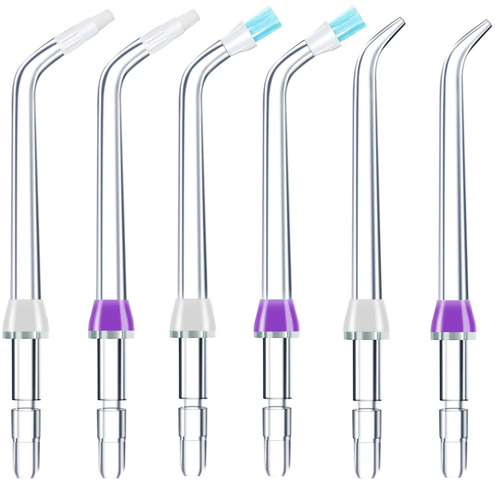 Replacement Tips for Waterpik Water Flosser Classic Jet Tips Waterpik' Replacement Parts (6 Tips Combo)