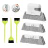 6Pcs Magic Groove Gap Cleaning Brushes Kit, Door Window Track Crevice Cleaning Brush, Window Cleaning Brush for Sink, Kitchen, Bathroom, Car Vents, Keyboard, Household Cleaning Tools Set view 1